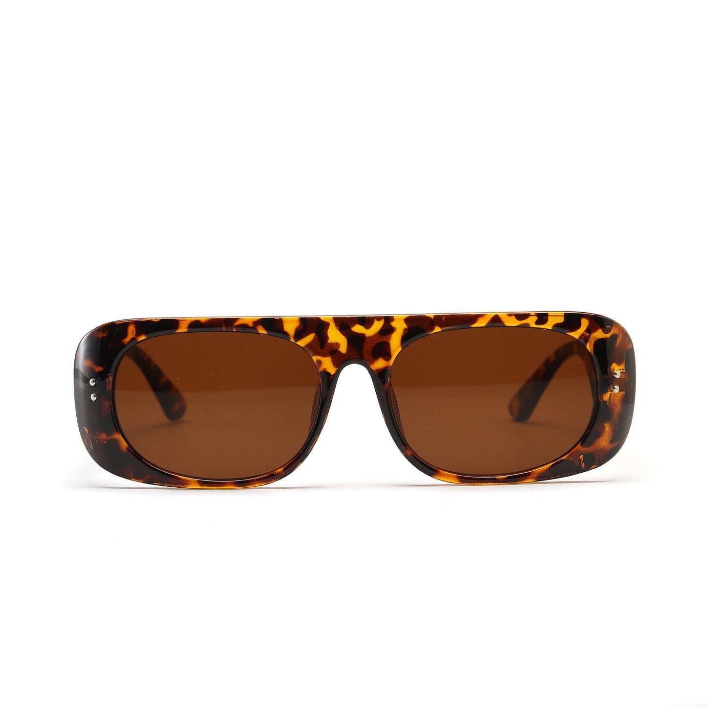 Damen trendige Sonnenbrille im modernen futuristischen Design Brehn