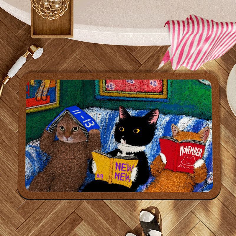 Dekorative katzenmotivierte Bereichsmatte Brehn