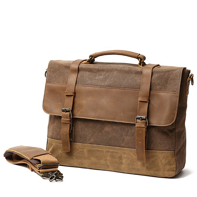 Robuste Aktentasche mit Vintage-Design Brehn