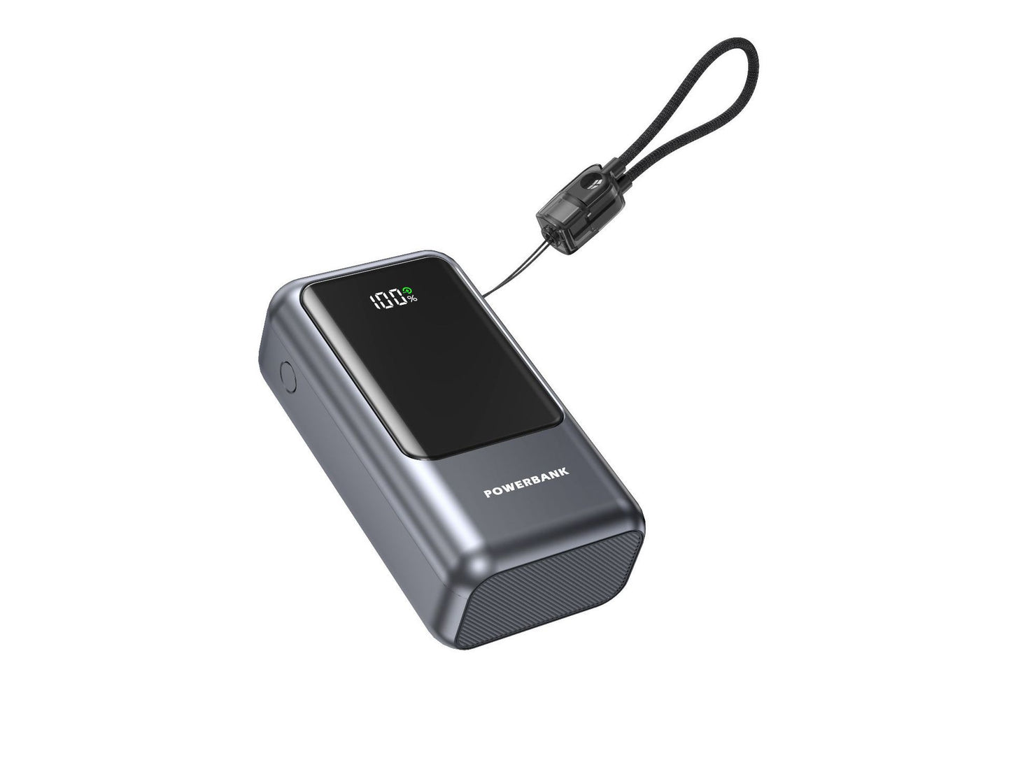 Tragbare Powerbank mit Digitaler Ladeanzeige und Kompaktem Design Brehn