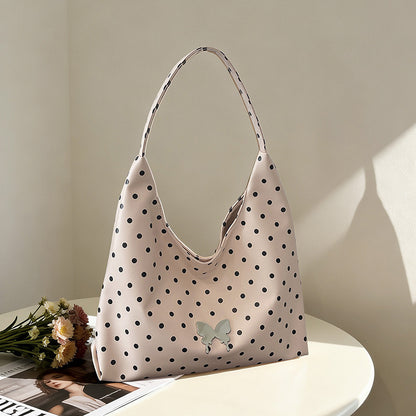 WoChic Punkte Schultertasche Brehn