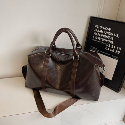 Elegante Leder Reisetasche