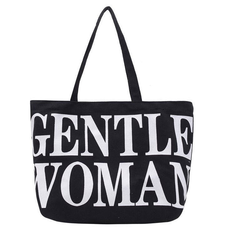 Modische Baumwolltasche mit Auffälligem Schriftzug Brehn