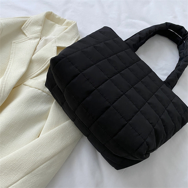 Gepolsterte Stepp-Tote-Tasche