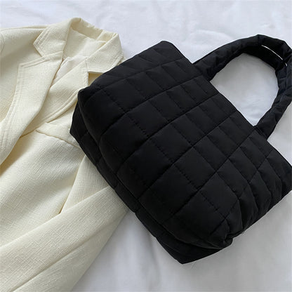 Gepolsterte Stepp-Tote-Tasche