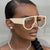 Damen modische Sonnenbrille mit extraterrestrischem Design Brehn