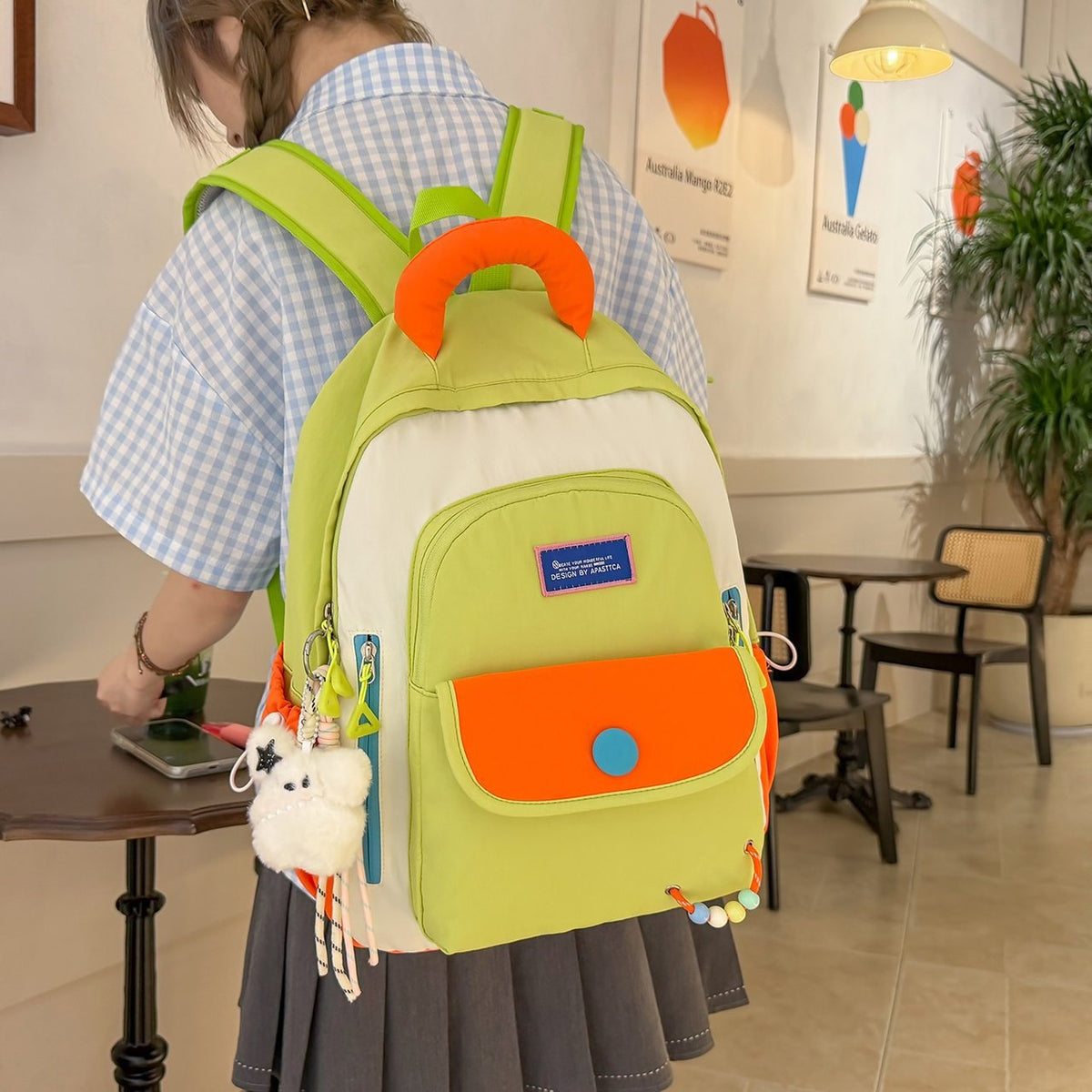 Verspielter Multi-Fach Rucksack Brehn