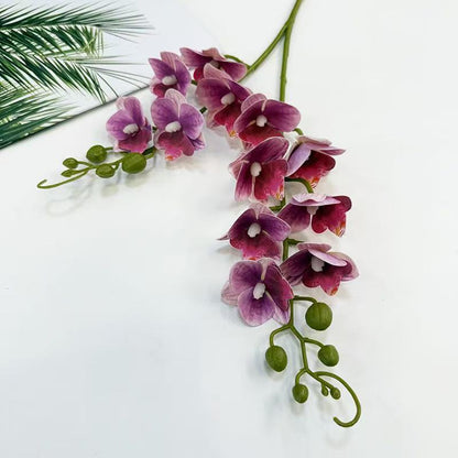 Realistische Orchideenblütenstängel