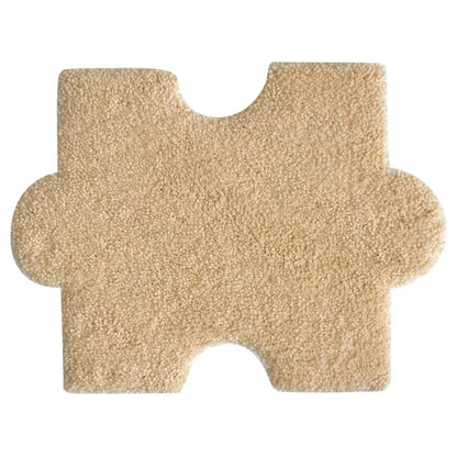 Weicher Plüsch-Badeteppich in Puzzleform