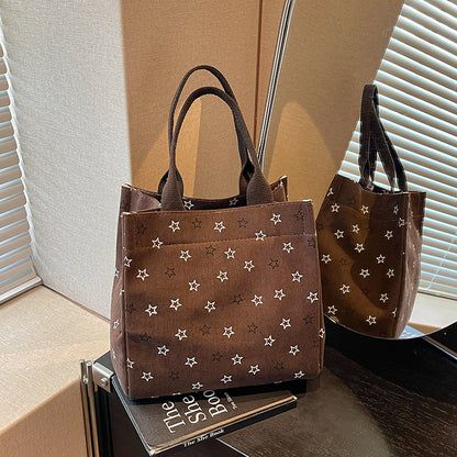 Lässige Sternmuster Mini Tote Bag