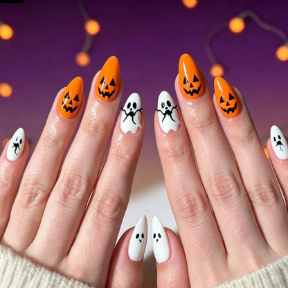 Halloween-Themen-Nail-Art Brehn