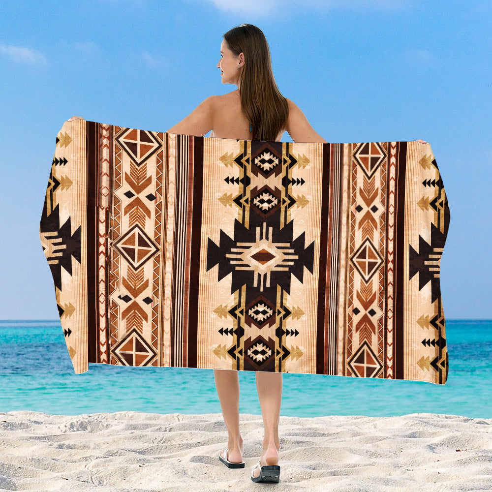 Strandtuch mit exklusivem geometrischen Muster Brehn
