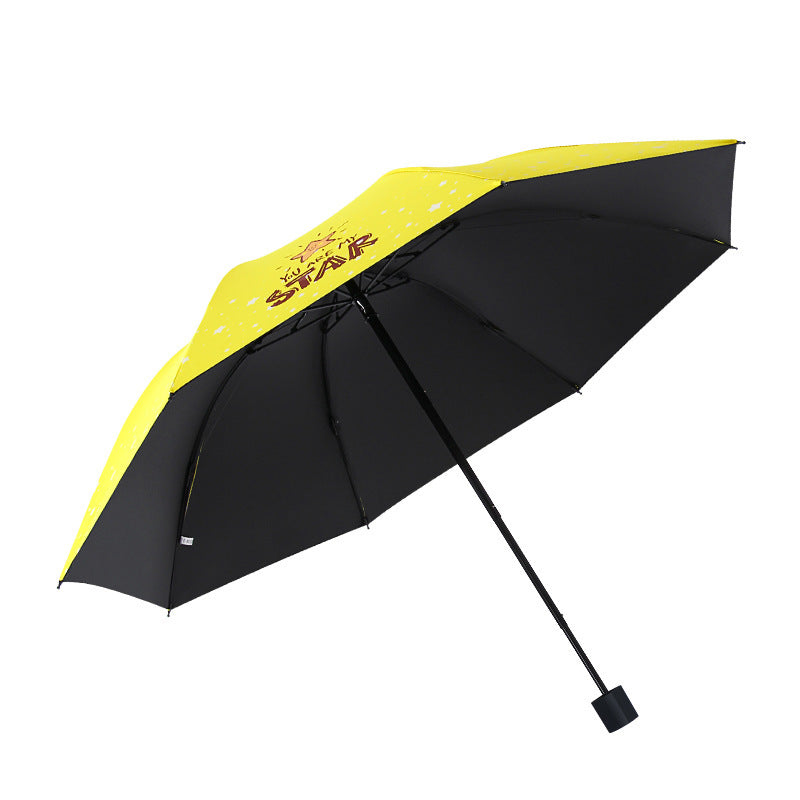 Damen Falt-Regenschirm mit tierischem Muster Brehn
