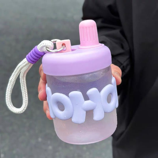 Damen lustige und praktische Wasserflasche mit integrierter Trageschlaufe Brehn