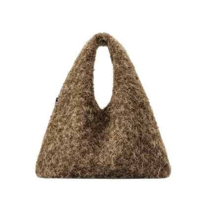 Fuzzy Textur Handtasche