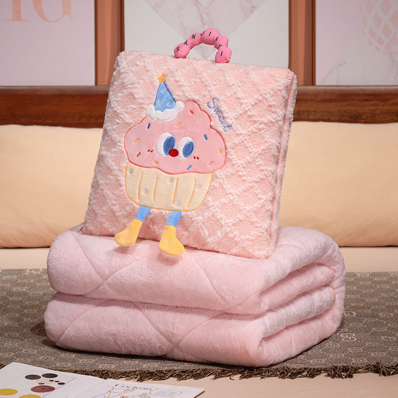 Plüsch Kissen mit niedlichem Cupcake-Motiv Brehn