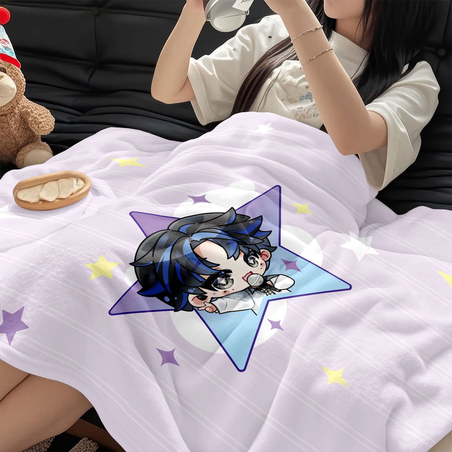 Cartoon-Themen Kuscheldecke