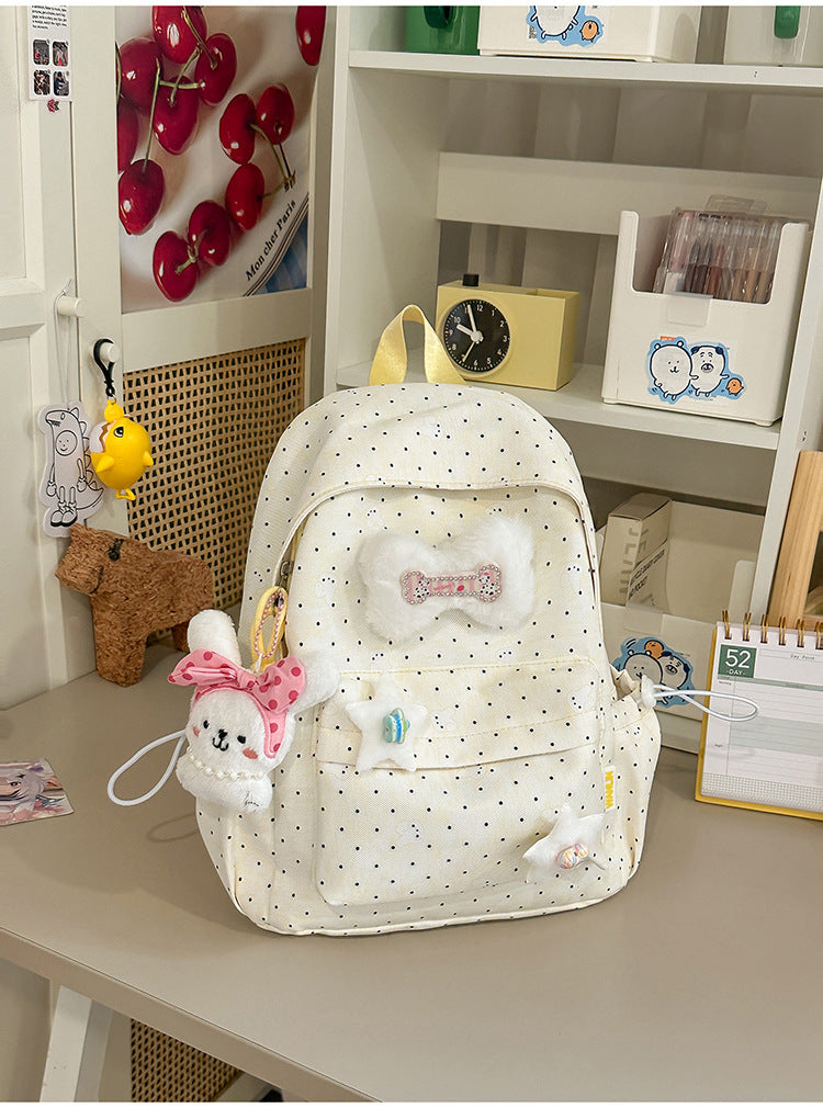 Niedlicher Plüsch Verzierte Rucksack Brehn