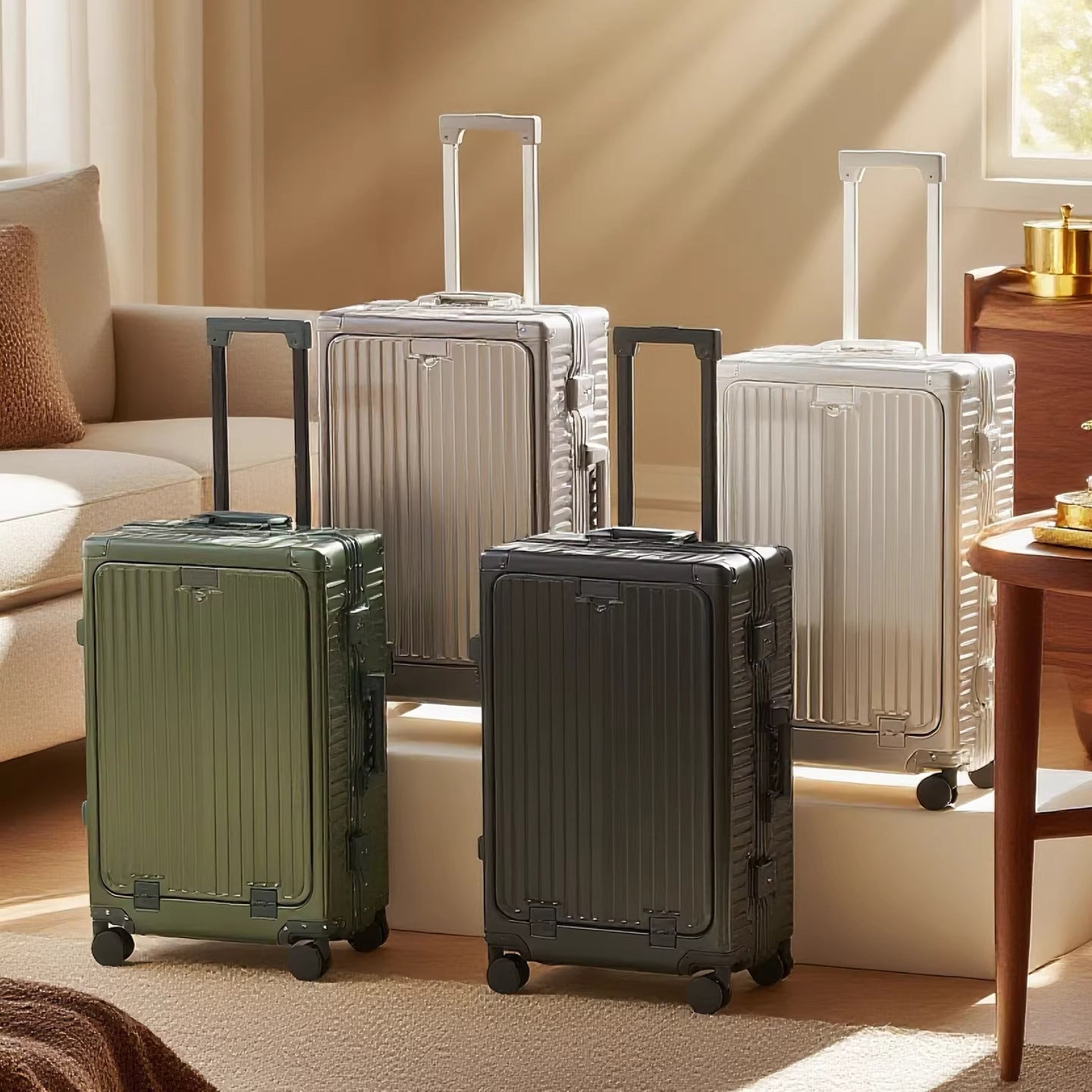 Modular Hartschalen-Reise-Trolley