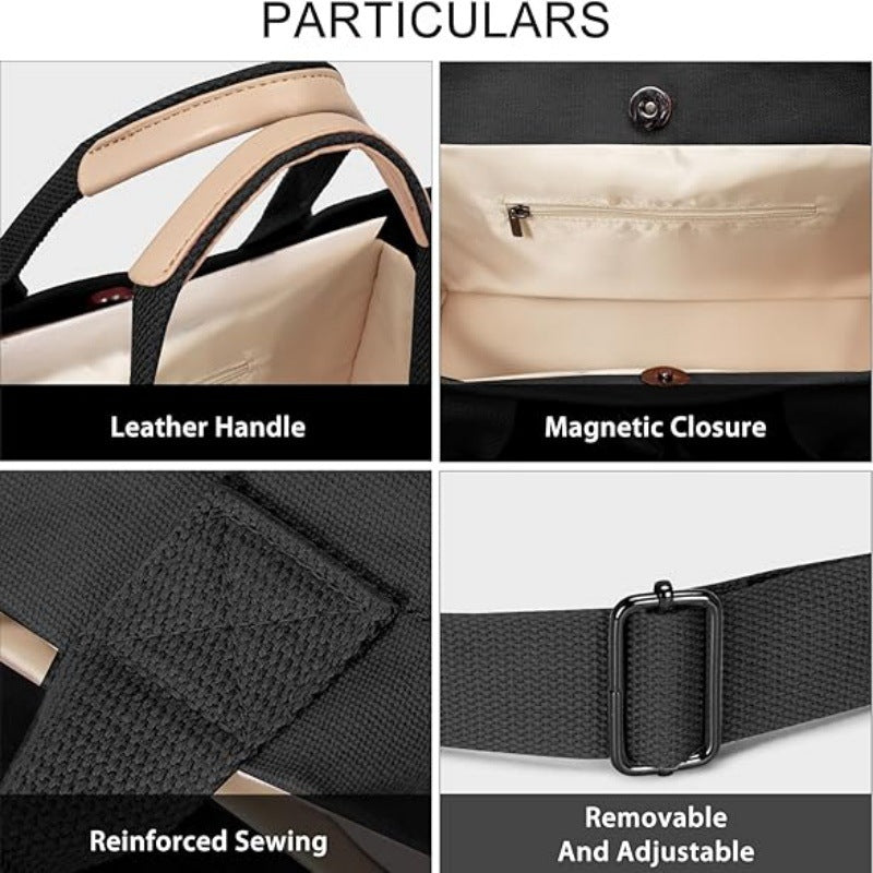 Multifunktionale Laptop-Tasche mit Herausnehmbarem Organizer Brehn