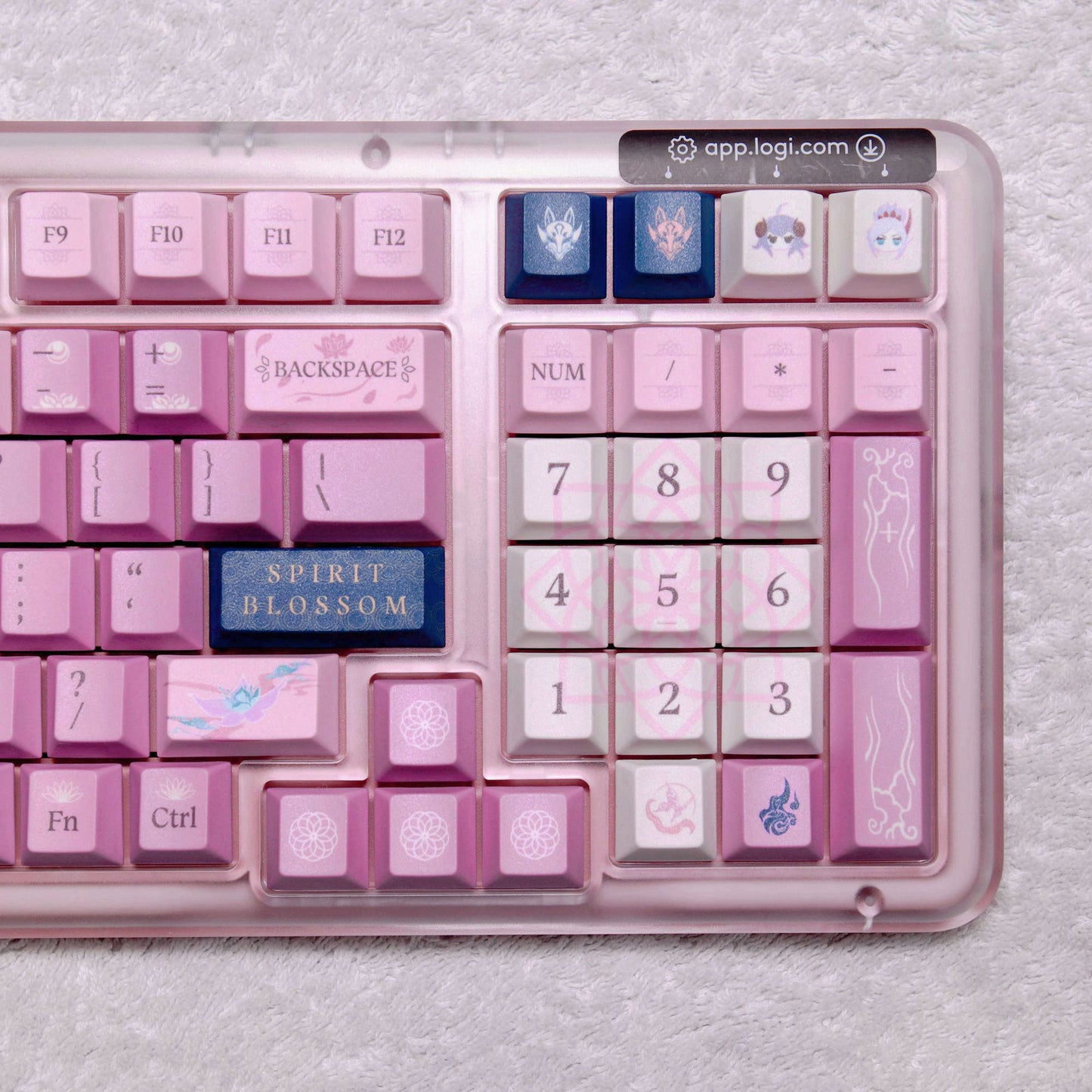 Künstlerische Gaming-Tastatur Brehn
