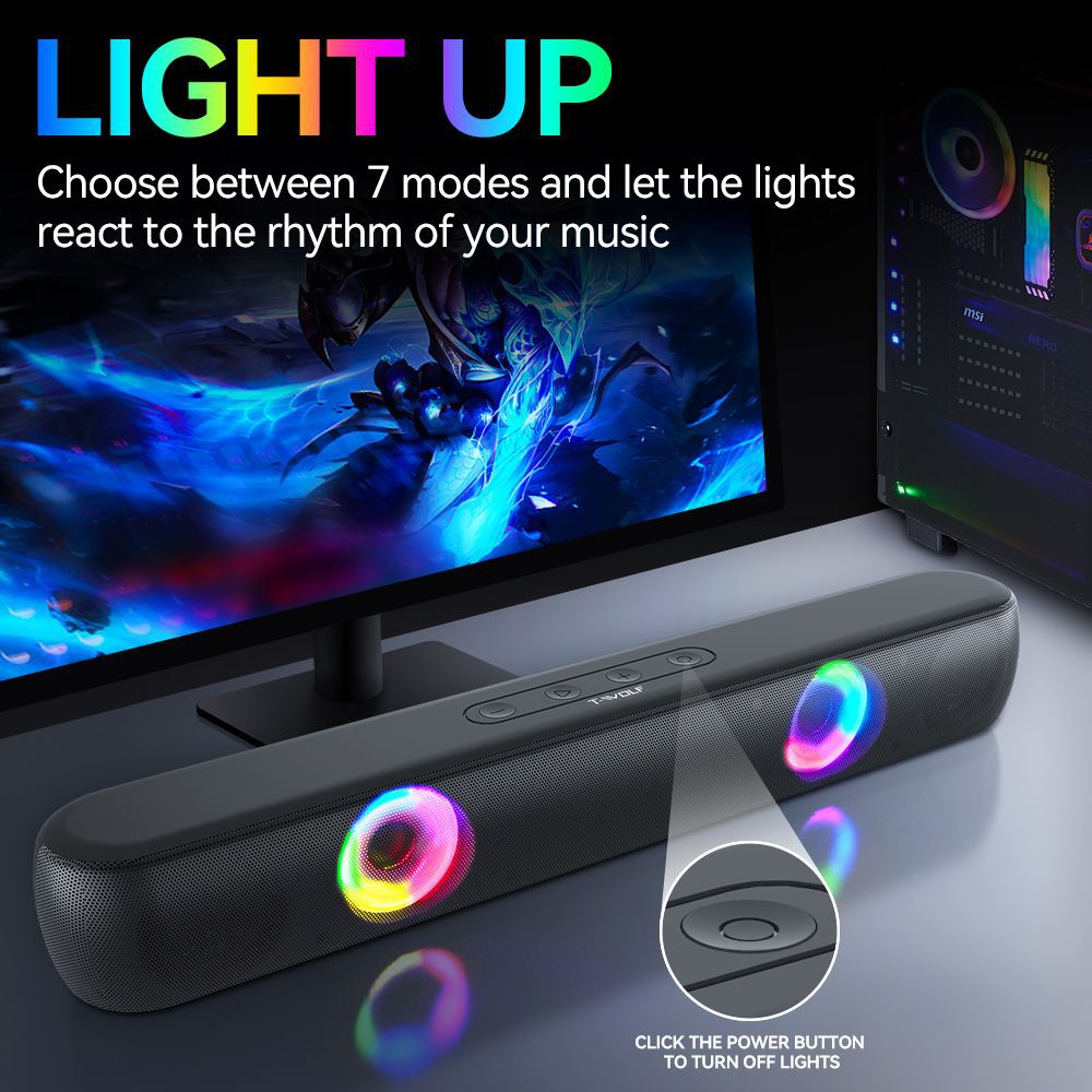 Bluetooth Lautsprecher mit Rgb-Beleuchtung Brehn
