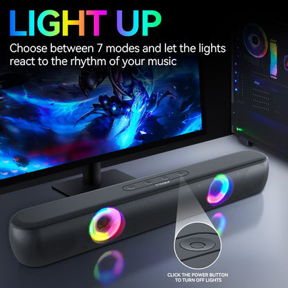 Bluetooth Lautsprecher mit Rgb-Beleuchtung Brehn