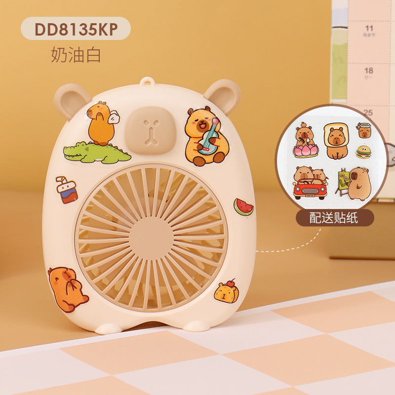 Damen tragbarer handlicher Mini-Ventilator mit süßem Tierdesign Brehn