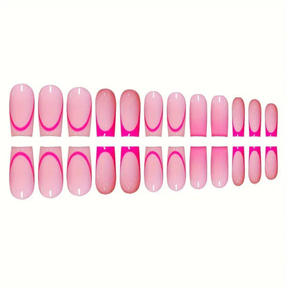 Stylisches Acryl Press-On Nagel Set Brehn