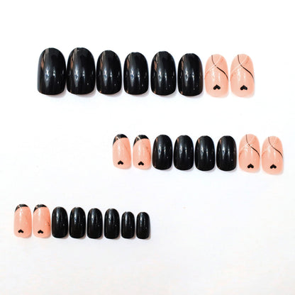 Trendiges abstraktes Nagelkunst-Set Brehn