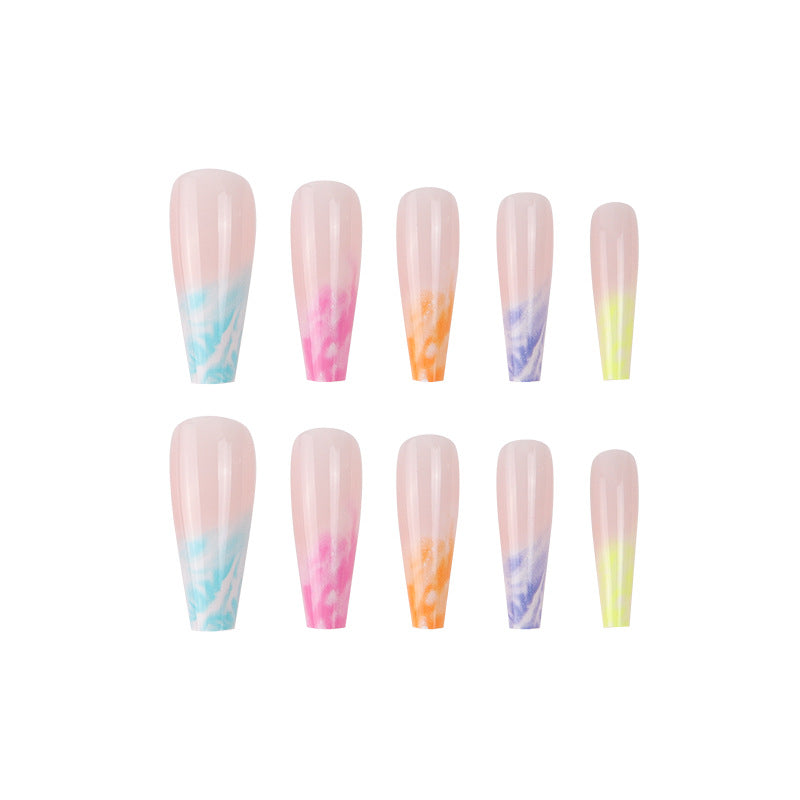 Marmor-Effekt Press-On Nagelset Brehn