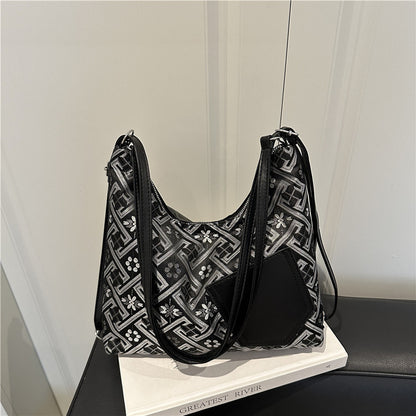 Stylische geometrische Muster Schultertasche Brehn