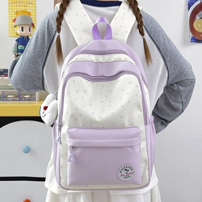 Lässiger Rucksack mit Sternmuster