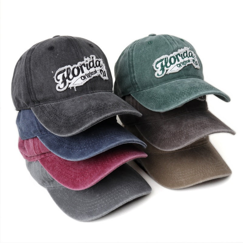 Damen Vintage-inspirierte Baumwoll-Baseballmütze Brehn