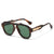 Modebewusste semi-transparente Schild-Sonnenbrille Brehn