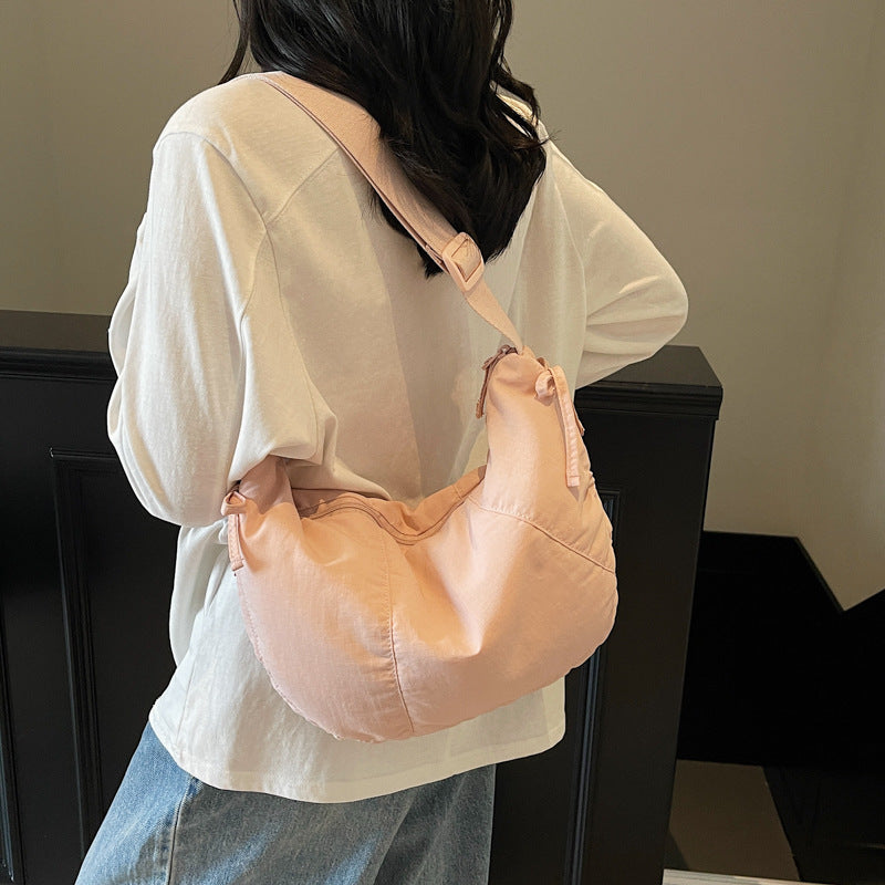 Lässige weiche Stoff Hobo Tasche Brehn