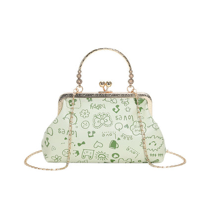 Verspielt Grafik Handtasche