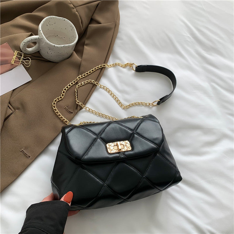 Elegante gesteppte Schulter-Handtasche