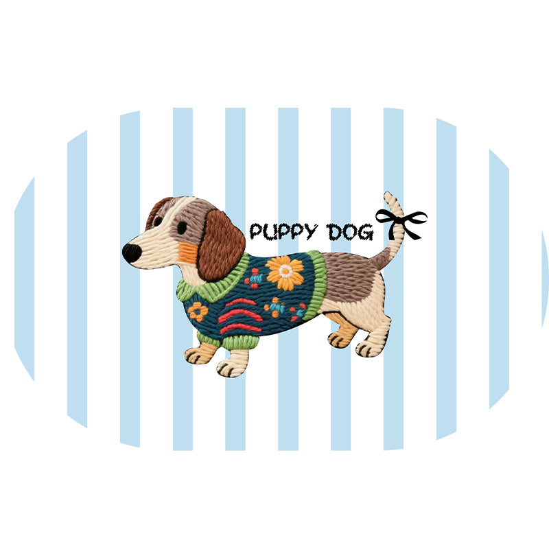 Charmante Hunde-Themen-Badematte Brehn