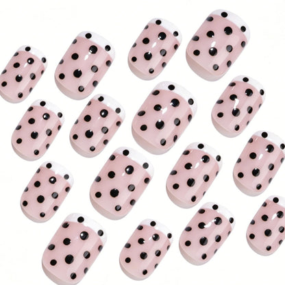 Trendy Polka Dot Press-On Nagelset Brehn