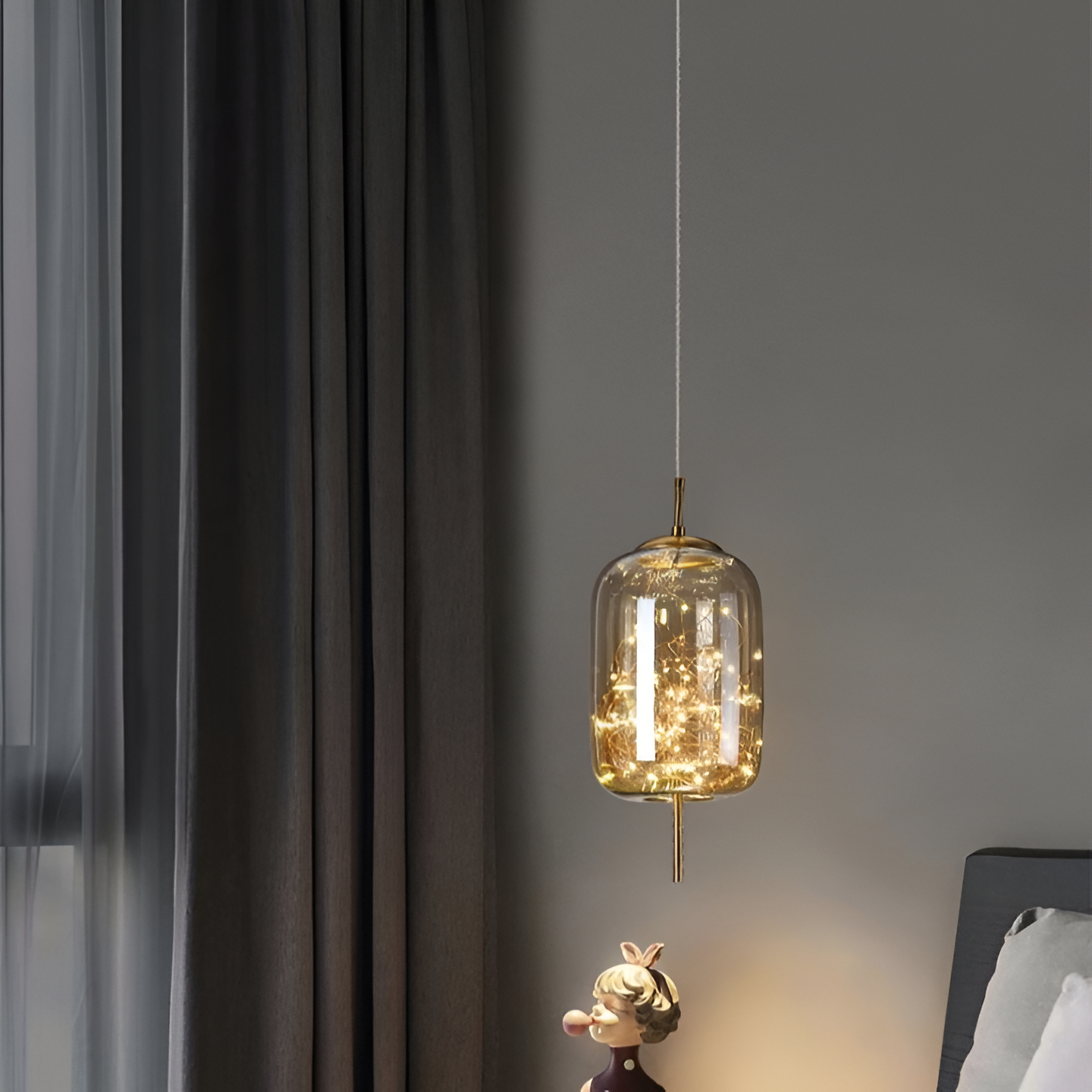 Brehn | Glas Nordisch Luxe Pendelleuchte