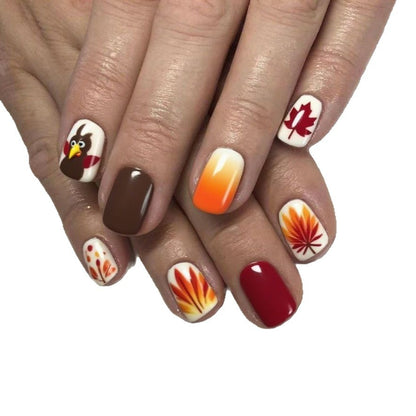 Festliches Thanksgiving Nagelkunst-Kit Brehn