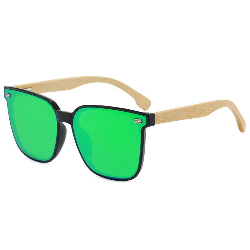 Damen Modische Sonnenbrille mit Bambusbügeln und polarisierten Gläsern Brehn