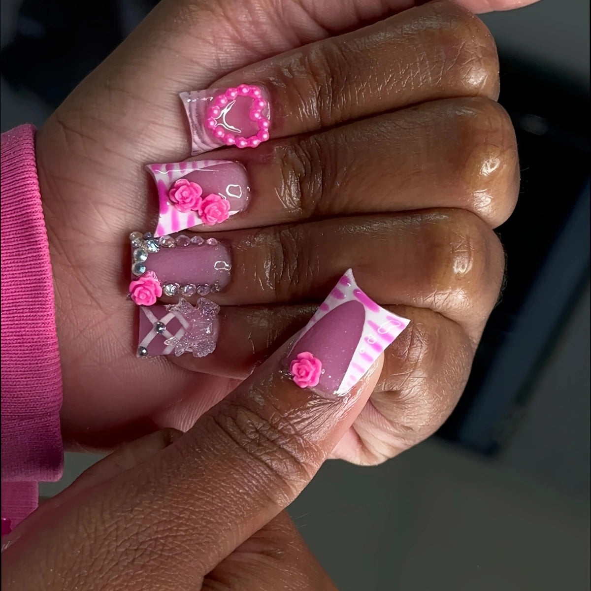 3D Floral Nail Art Set Brehn