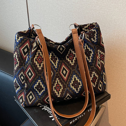 Bohemian-Stil Geflochtene Handtasche