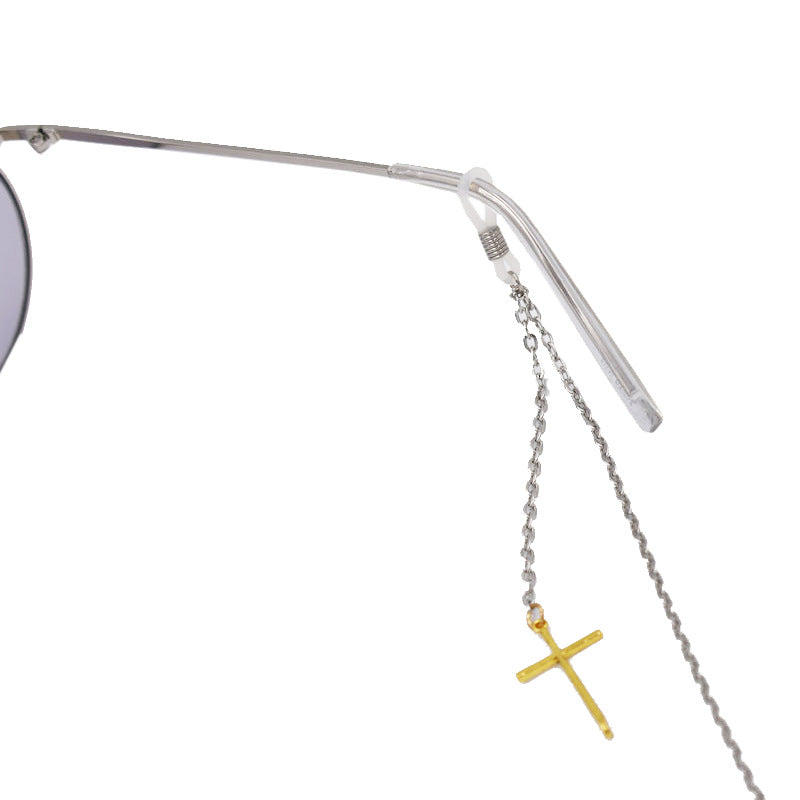 Cross Anhänger Brillen Kette Brehn