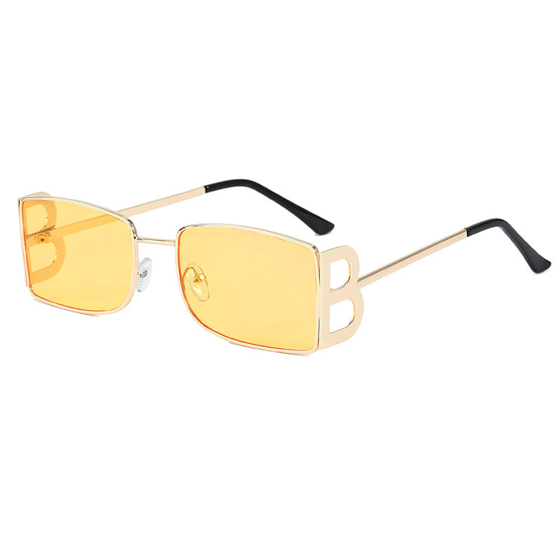 Damen Designer-Sonnenbrille mit auffälligem Rahmen Brehn