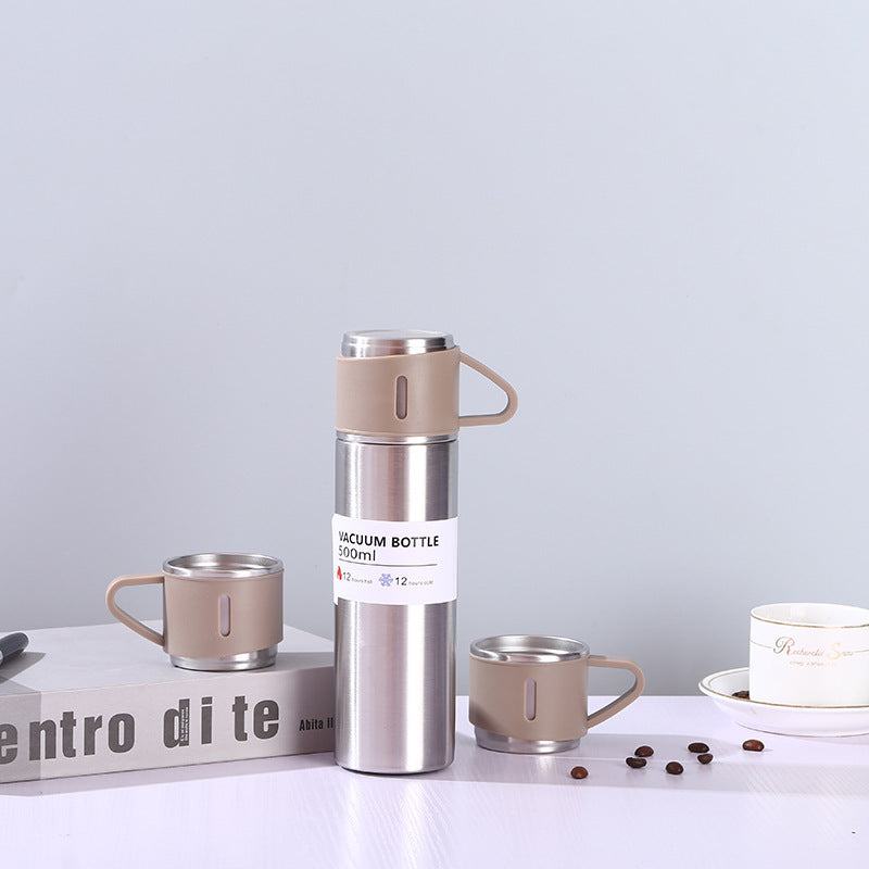 Damen Thermoset mit Kaffeetassen und Isolierflasche Brehn