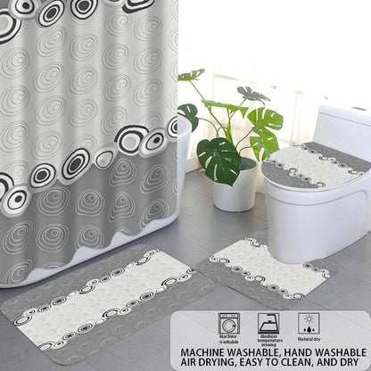 Abstract Design Vier-teilige digitale Badezimmer Set Brehn