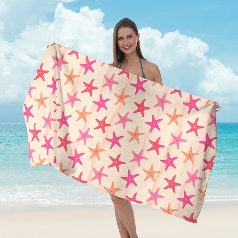 Strandtuch mit maritimem Sternenmuster Brehn